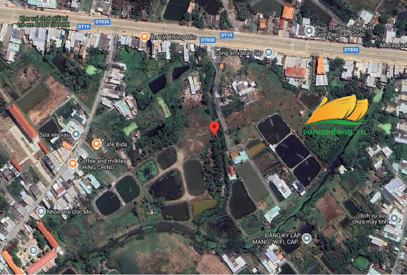 27.357.01 15904m2 đất lúa có 3822m2 thổ cư giáp rạch